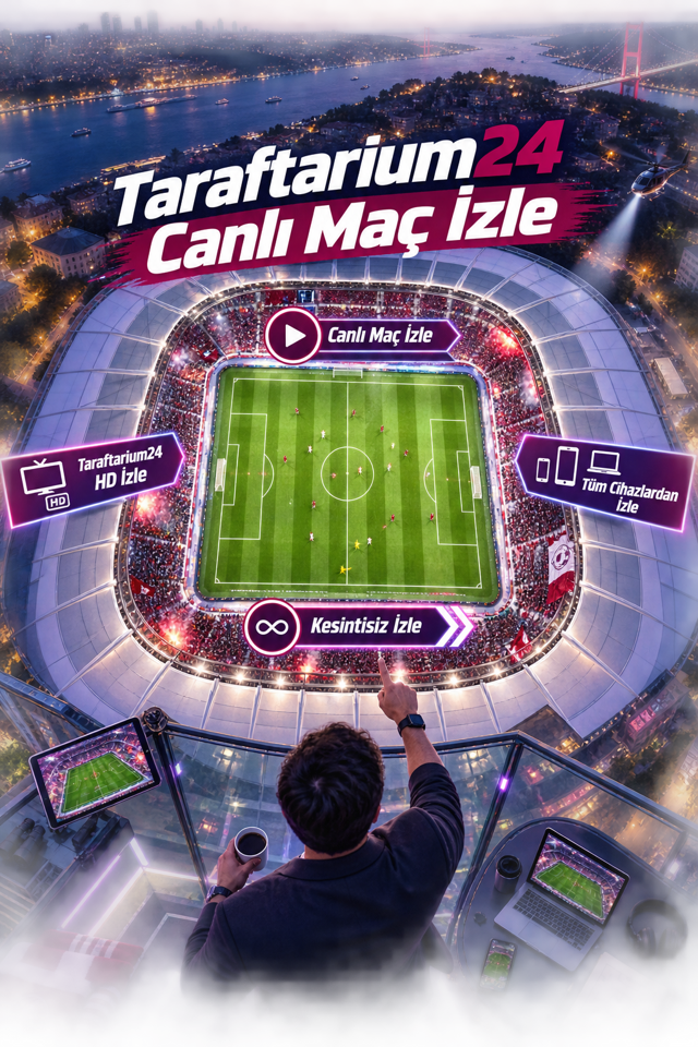 Taraftarium24 Canlı Maç İzle sloganlı görsel